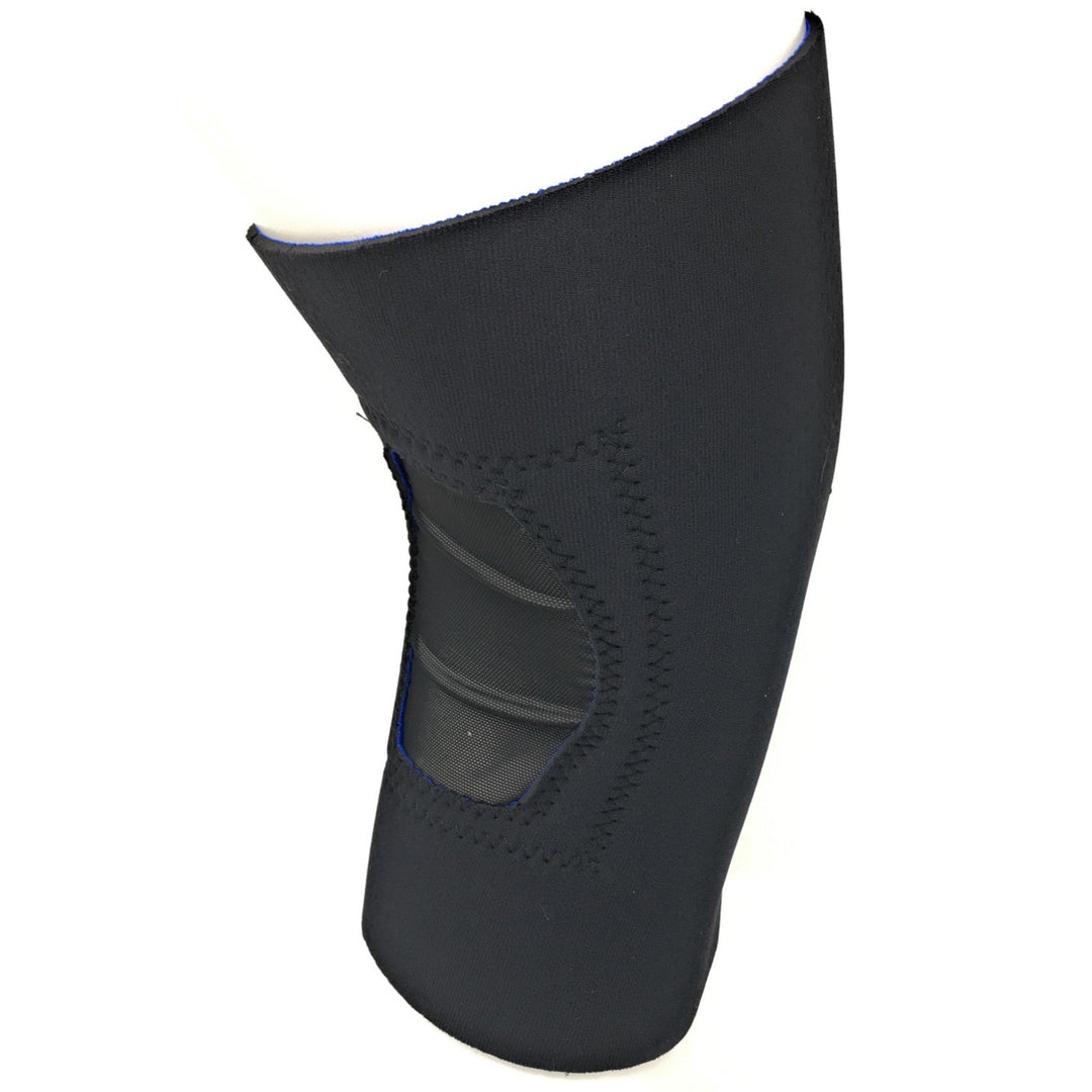 OTC Knee Support, Open Patella, Neoprene, Black, 4X-Lar