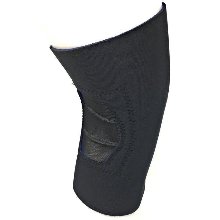 OTC Knee Support, Open Patella, Neoprene, Black, 4X-Lar