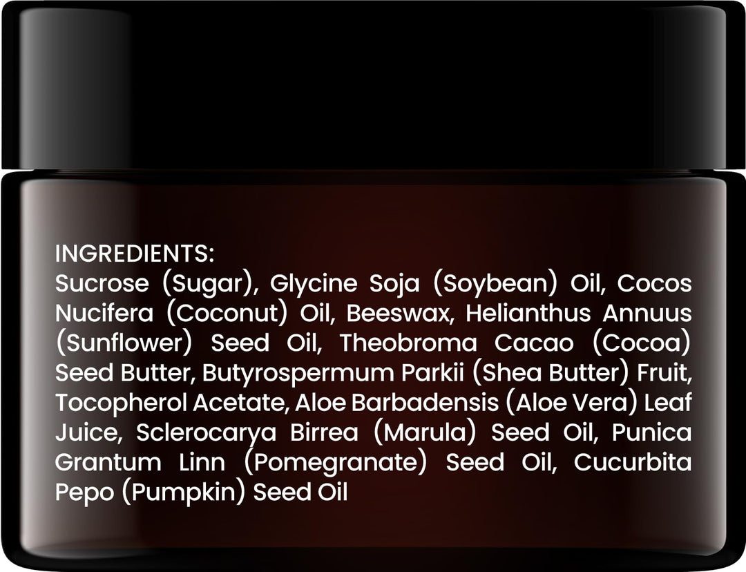 Lip Scrub Exfoliator 1 oz ââ‚¬â€œ Lip Moisturizer for Dry Lips and Chapped Lips ââ‚¬â€œ Gentle Lip Exfoliator for Smooth and Brighter Lips ââ‚¬â€œ Vanilla Flavor