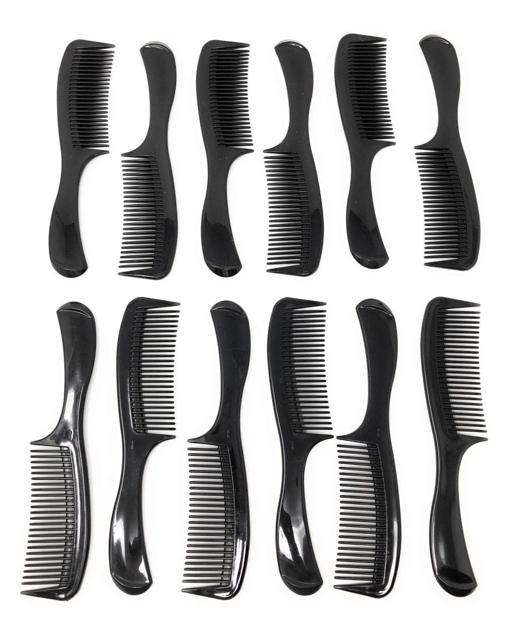 Combs - Bulk Handle Black (12 pcs.)