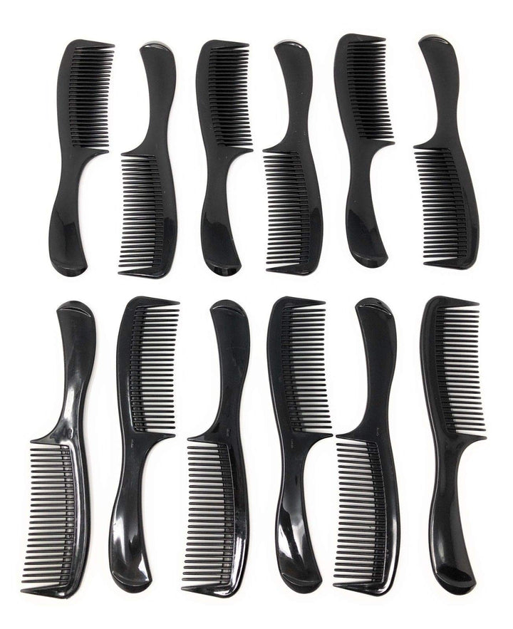 Combs - Bulk Handle Black (12 pcs.)