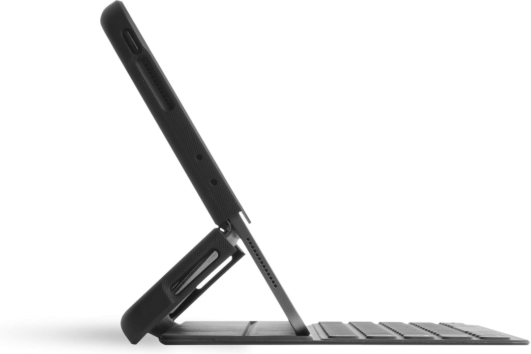 Dux Shell, Sleek case for Apple iPad Pro 12.9 (3rd Gen) Supports Apple Keyboard Folio - Black (stm-222-221L-01)