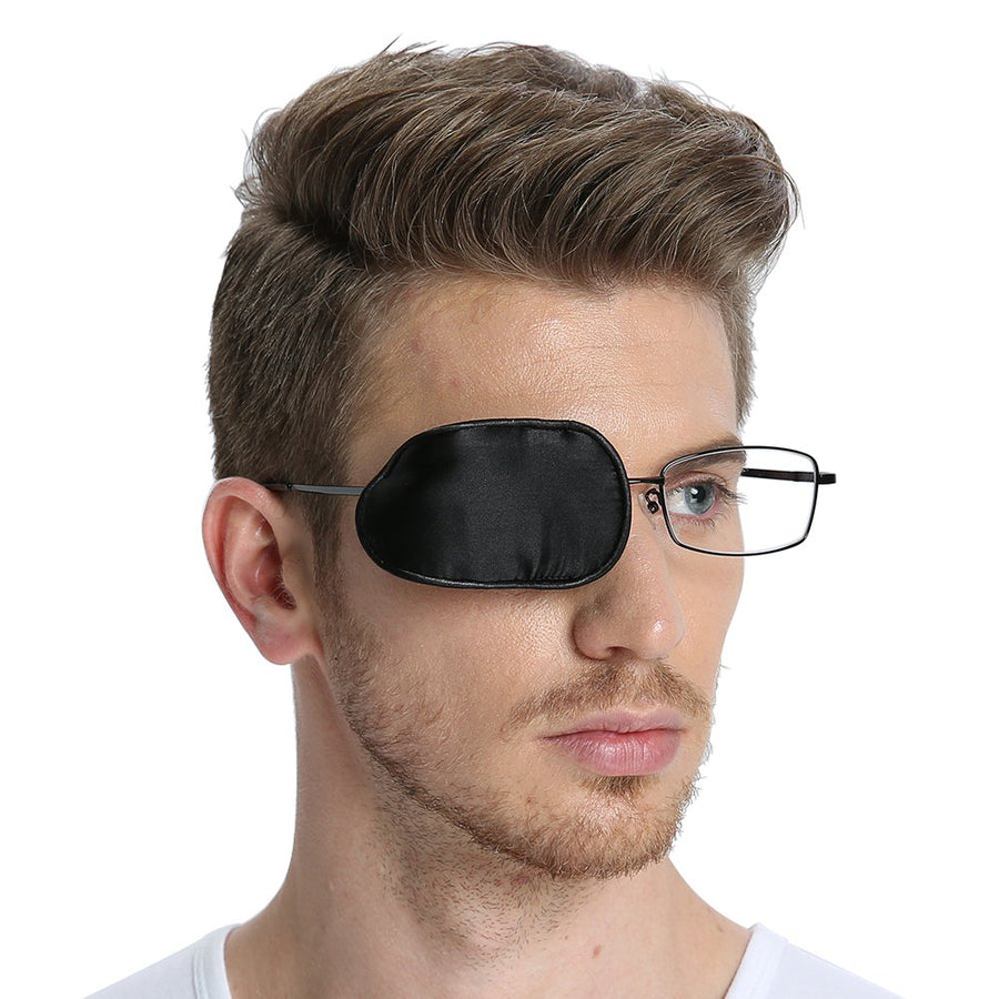 FCAROLYN Silk Eye Patch for Glasses to Treat Lazy Eye/A