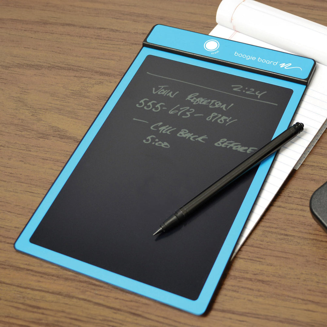 Basics Reusable Writing Pad - Digital Drawing Tablet, LCD Writing Pad with Instant Erase and Stylus Pen - Perfect for Writing, Drawing, and Note-Taking