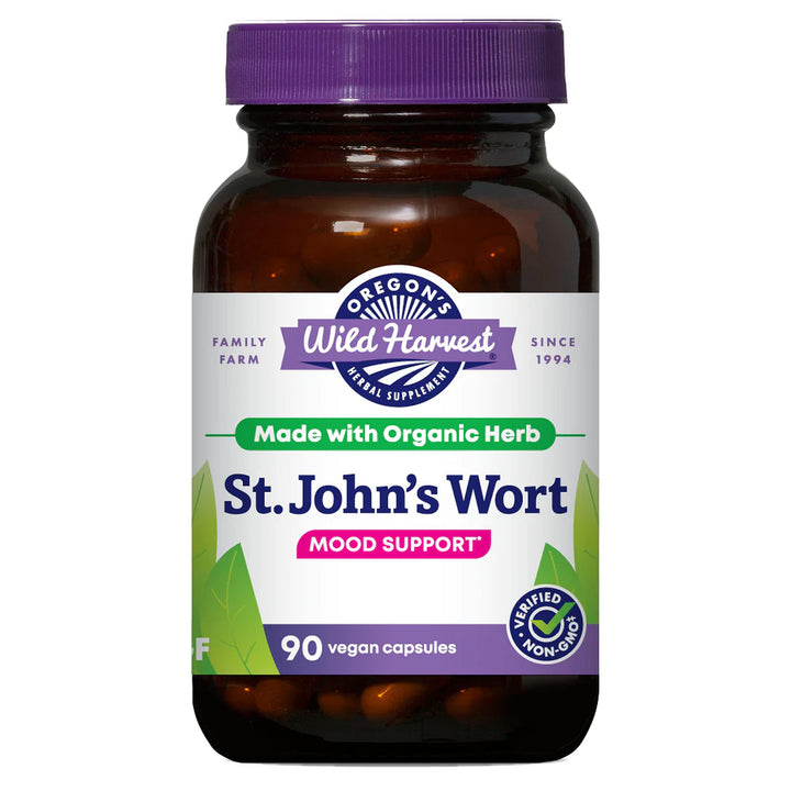 Oregon&#39;s Wild Harvest St John&#39;s Wort Supplement, 90 Count