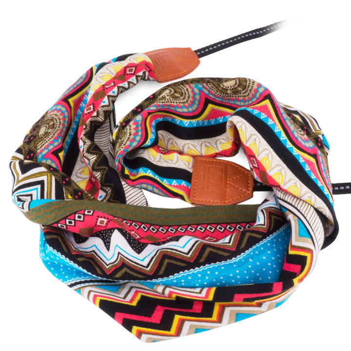 Soft Scarf Camera Neck Shoulder Strap Belt Compatible with All DSLR/SLR/Digital Camera (DC) / Instant Camera Etc, Multicolored