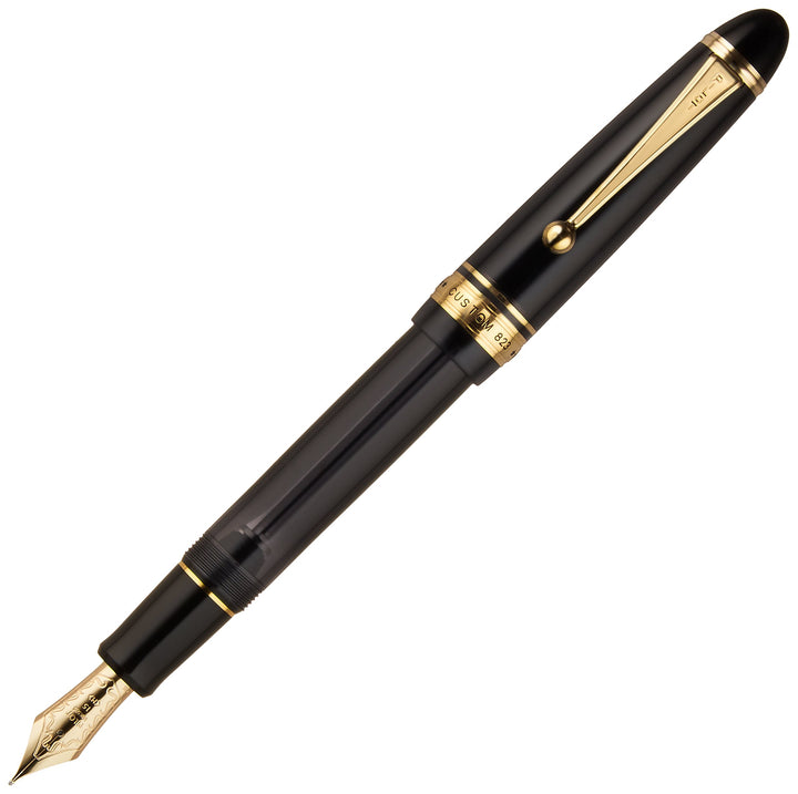 PILOT CUSTOM 823 - Plunger Type/TransparentBlack (nib : Medium)