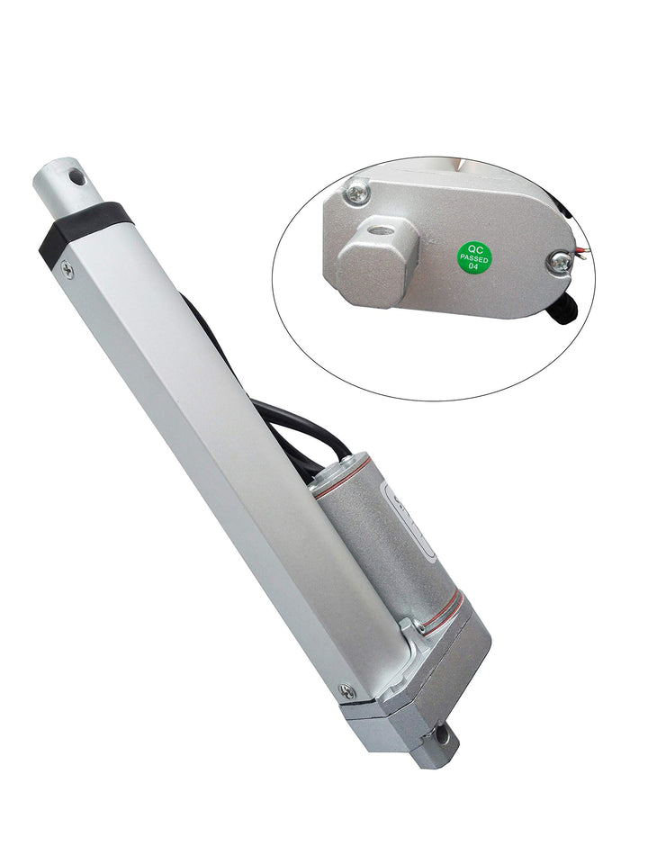 12V DC 6 inch 150mm Stroke Linear Actuator Heavy Duty 750N 165lbs Maximum Lift