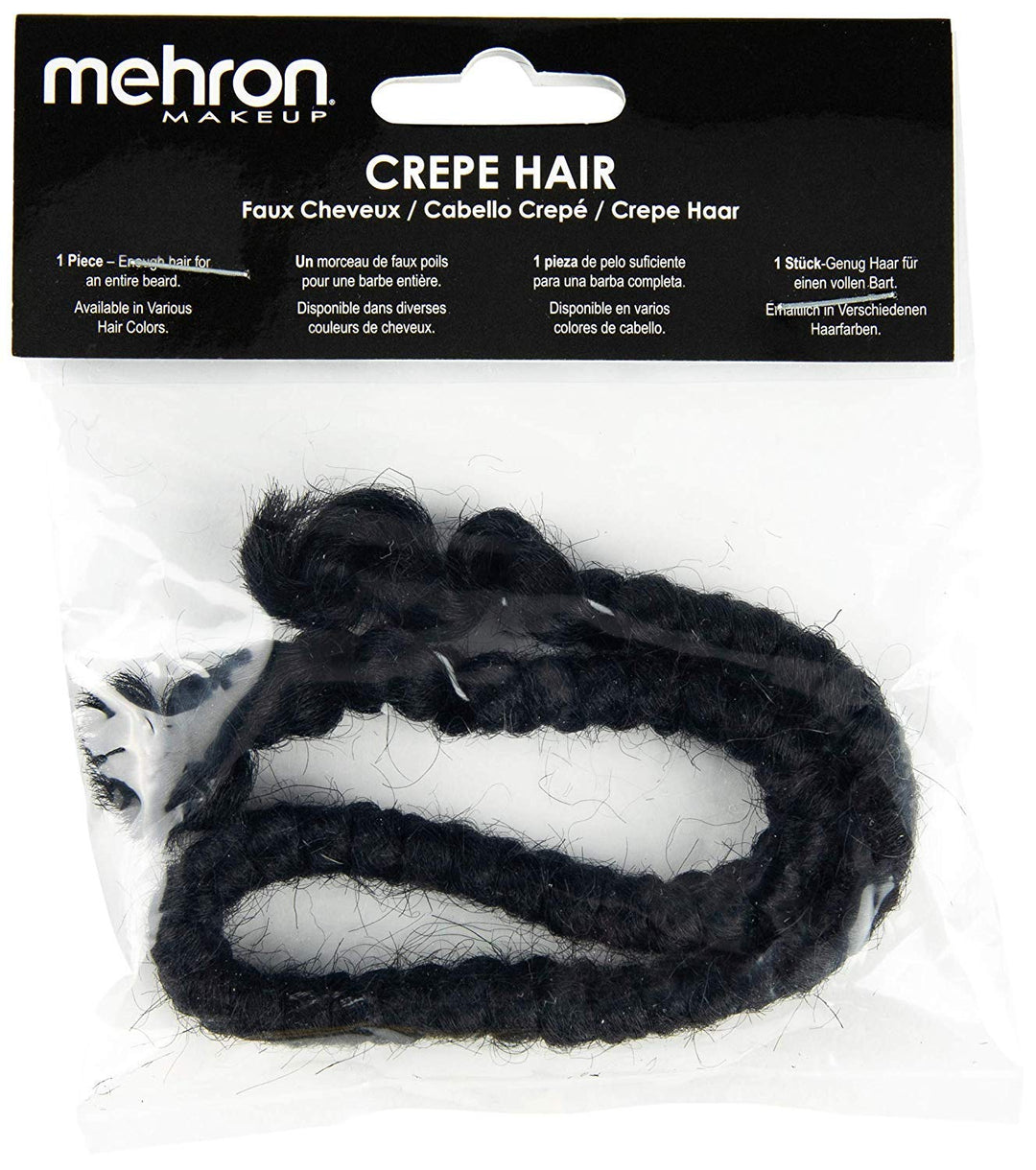 Makeup Crepe Hair 12-inch Braid (Black)