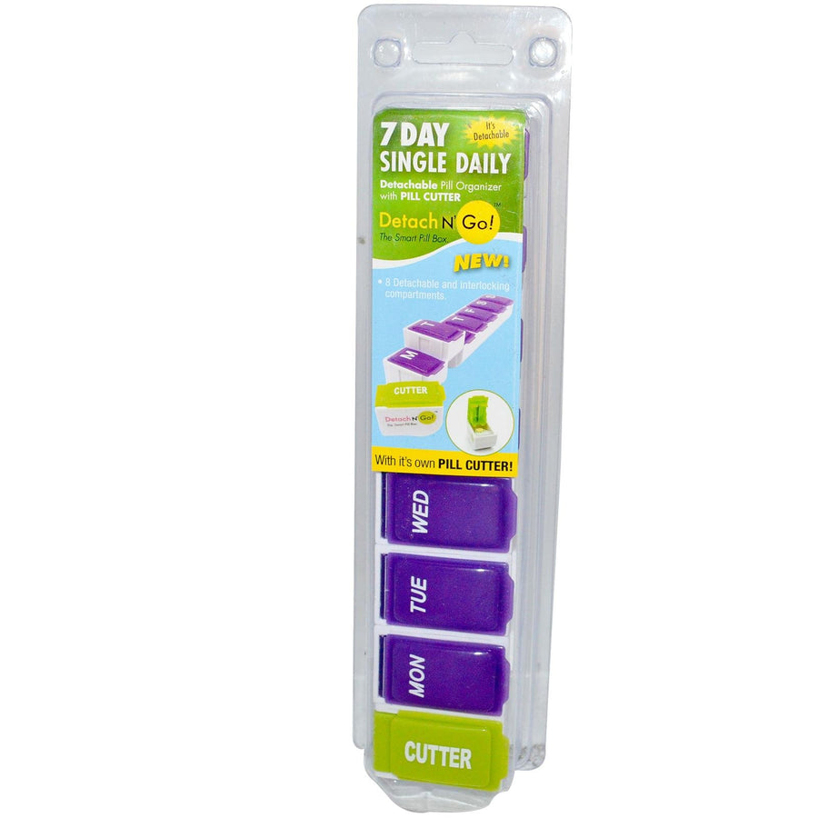 Detach N' Go 7 Day Detachable Pill Organizer with P