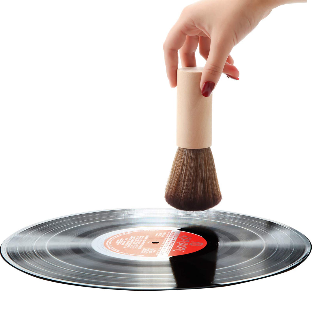 Vinyl Record Cleaner Brush Turntable Vinyl Record LP Cleaning Anti-Static Dust Cleaning Record Brush for LP Cd Vinyl Albums Records