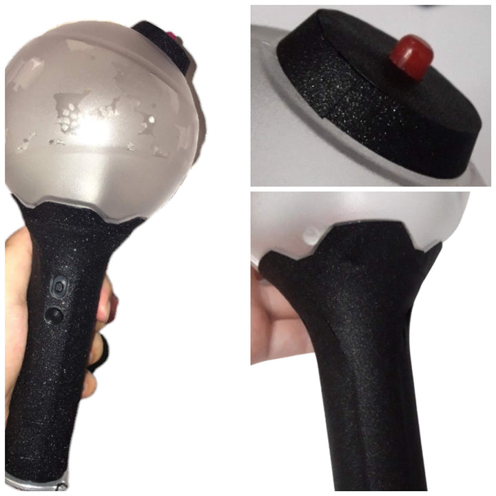 Army Bomb Ver 3 Decal Sticker Decorations for BTS Official Lightstick Adhesive DIY Sticker Make Your Armybomb Special Bangtan Boys (Purple(Ver3))