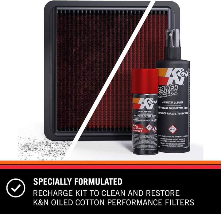 K&amp;N Air Filter Cleaning Kit: Aerosol Filter Cle