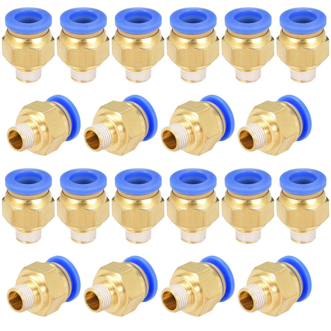 PC8-01 Push to Connect Fittings, 8mm Tube OD x 1/8” G T
