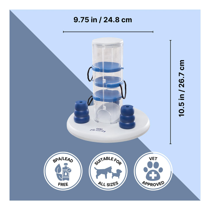 Gambling Tower Strategy Game, Intermediate Dog Puzzle Toy, Level 2 Activity, Treat Puzzle, Interactive Play, Enrichment