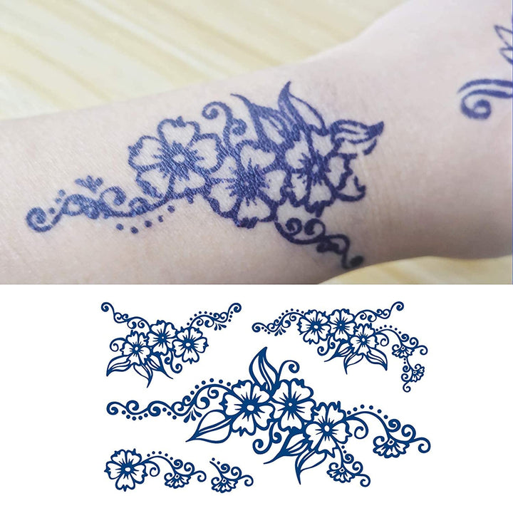 Semi-Permanent Tattoos for Women Men and Kids,Realistic Temporary Tattoo Waterproof and Long-Lasting 2 Weeks