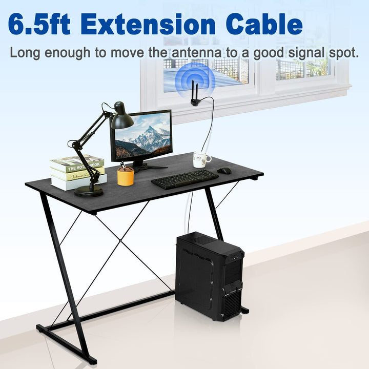 Eightwood Dual Band WiFi Antenna 2.4GHz 5GHz RP-SMA WiF