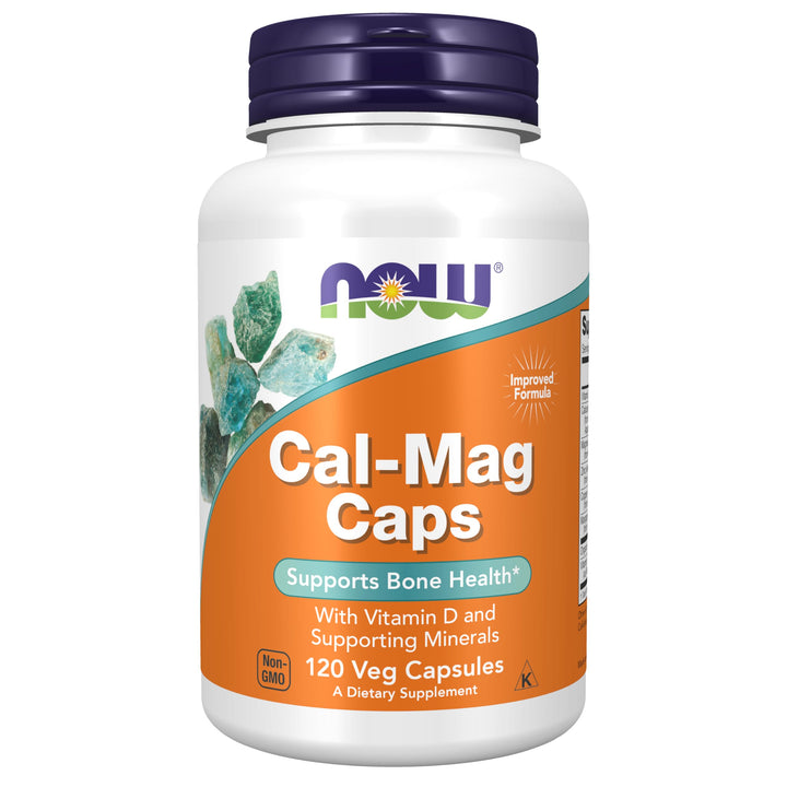 NOW Supplements, Cal-Mag with Zinc, Copper, Manganese a