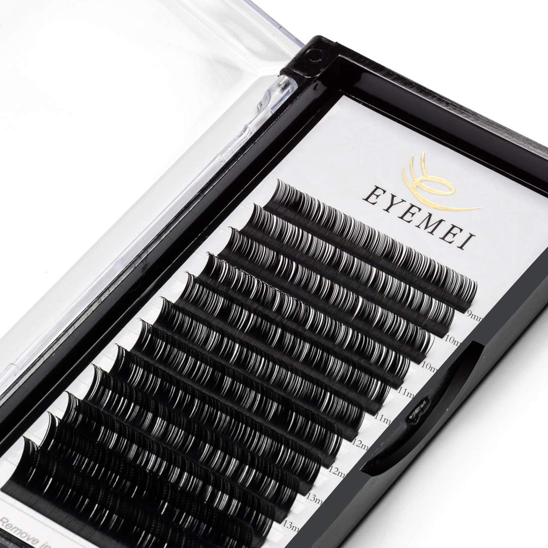 Mixed Tray Eyelash Extensions D Curl .15 Individual Silk False Eyelashes Extenson Volume Lashes Extension 8-14mm for Professional Makeup