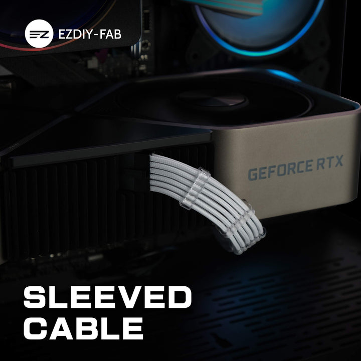 EZDIY-FAB RTX 3000 Series 12 Pin to Dual 8 Pin PCIe Sle