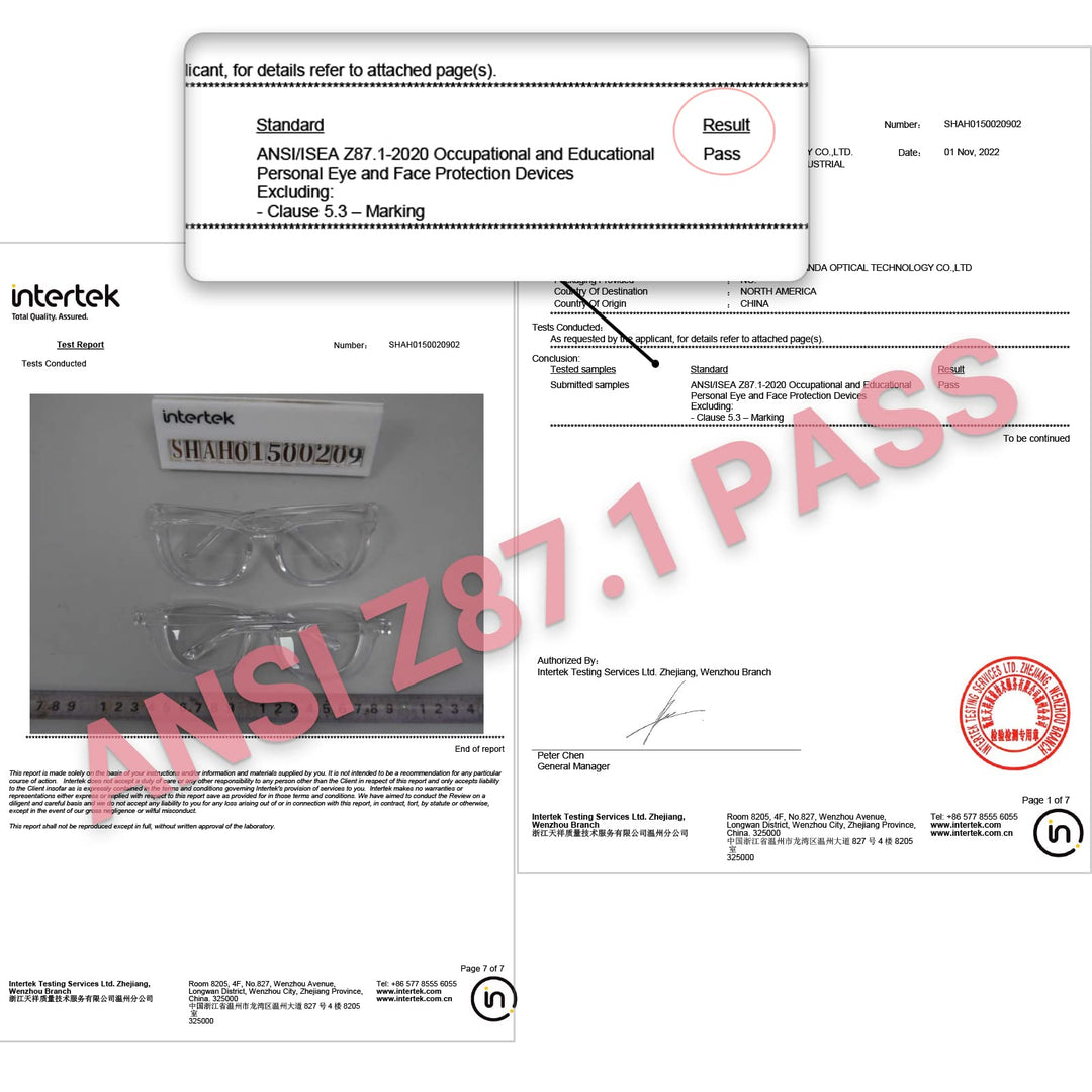 MORK&amp;SUKY Safety Glasses, Stylish Goggles With Anti Fog Lense,Light And Comfortable,Perfect Alternatives To Regular Protective Eyewear, Great Goggles For Nurses.