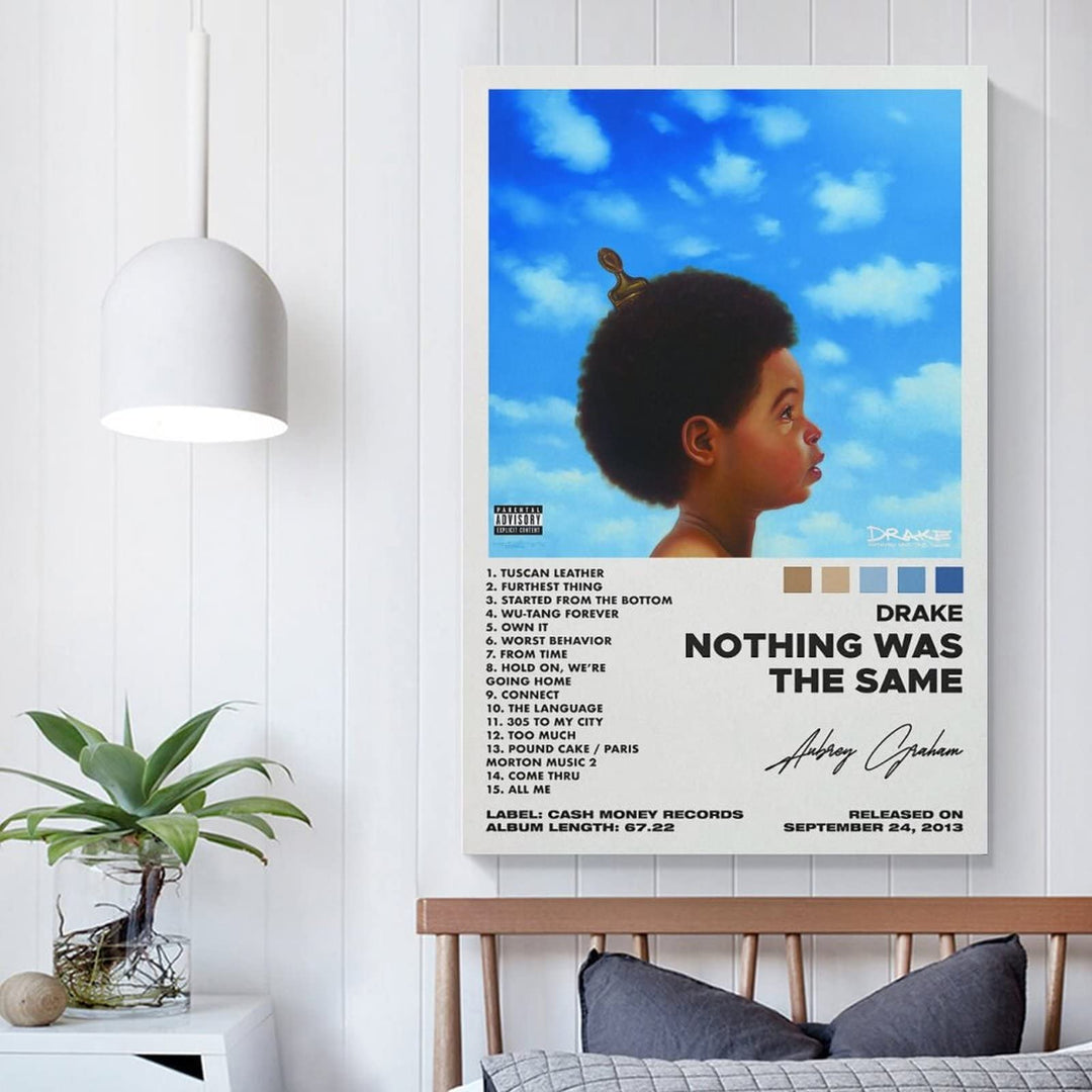 OFITIN Drake Poster Nothing Was The Same Album Cover Po