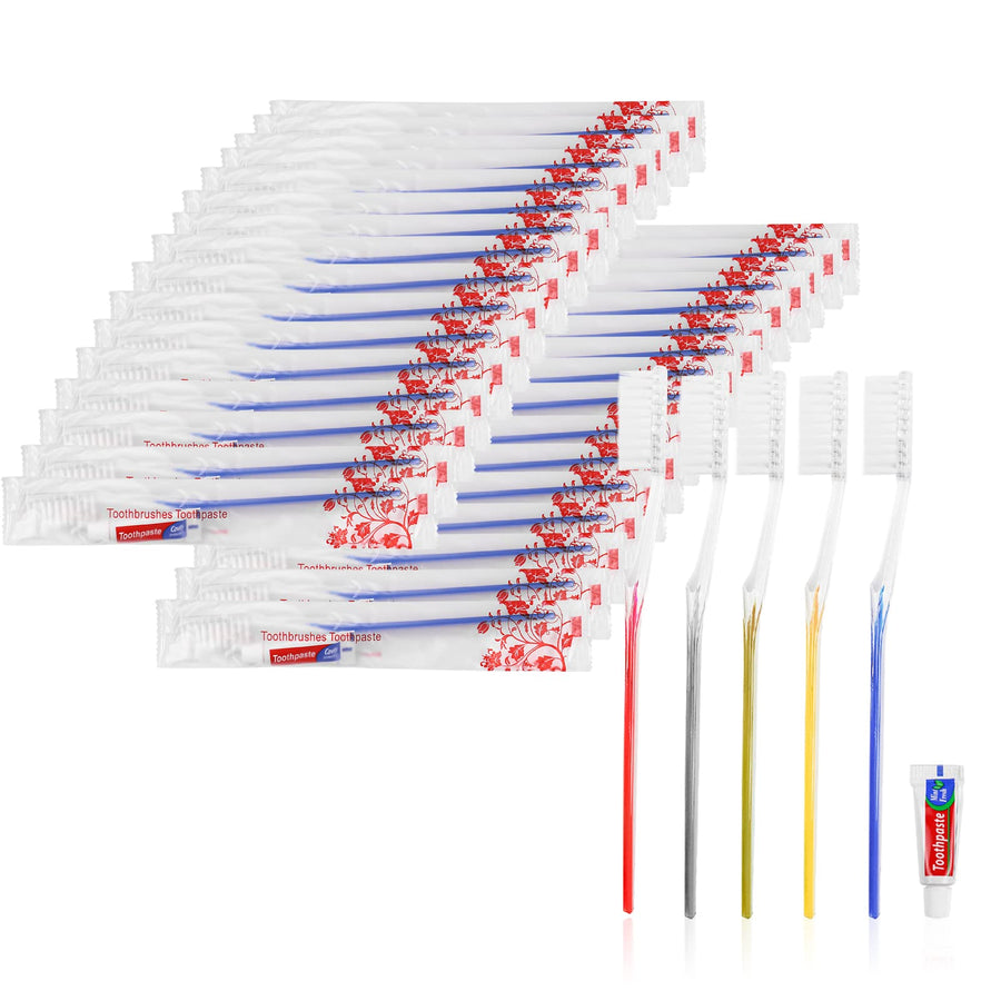 Xueny Travel Toothbrushes Kit,20Pcs Travel Toothbrush S