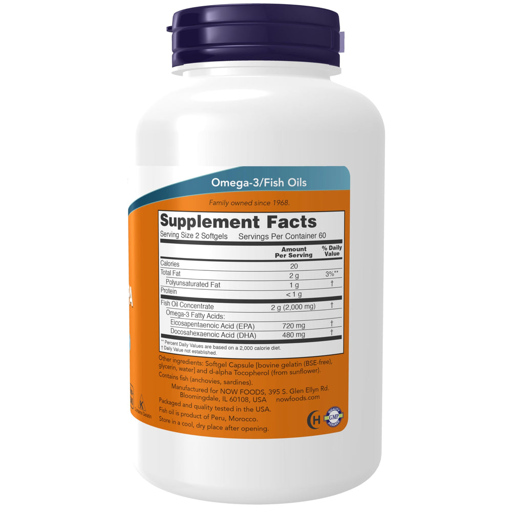 NOW Foods Supplements, Super Omega EPA, 360 EPA / 240 D