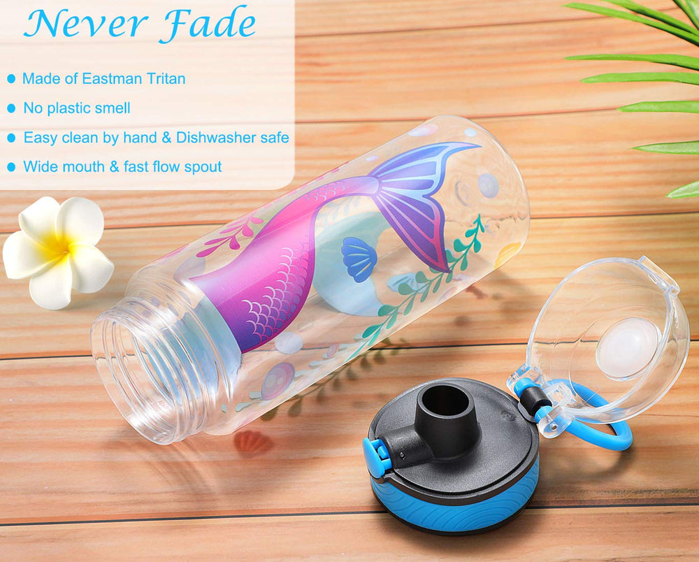 Cute Water Bottle for School Kids Girls, BPA FREE Trita
