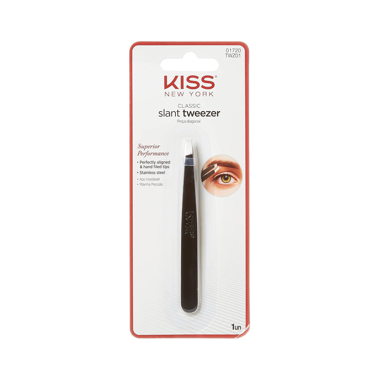 Kiss Tweezer Slant Tip-Deluxe Premium