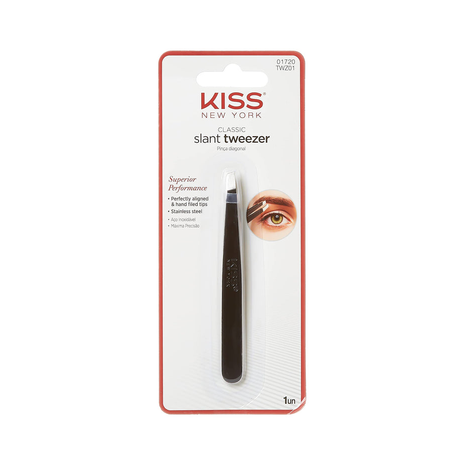 Kiss Tweezer Slant Tip-Deluxe Premium