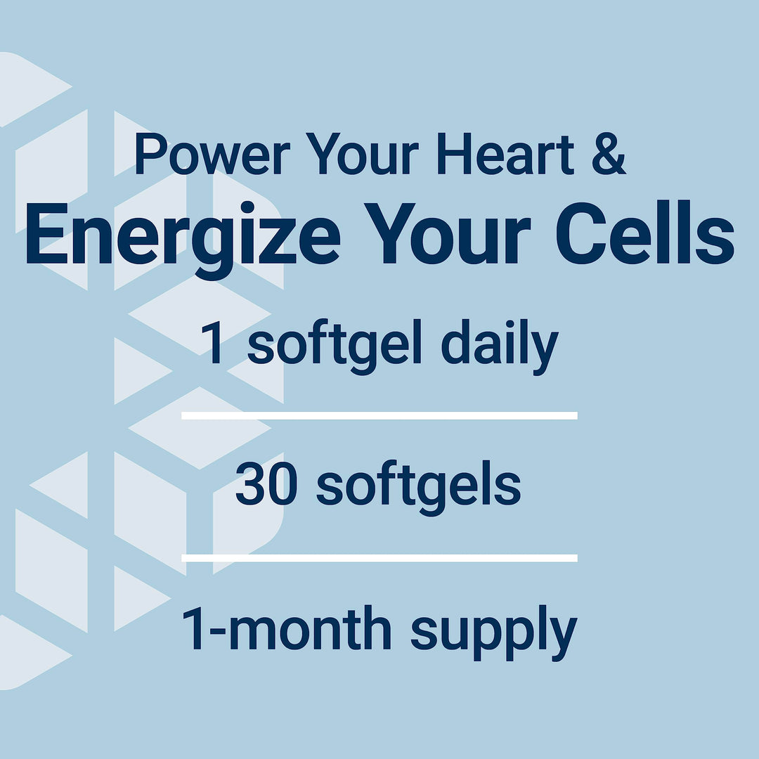 Super Ubiquinol CoQ10 with PQQ, CoQ10, PQQ, shilajit, heart health, cellular energy support, 8x better absorption, gluten-free, 100 mg, 30 softgels