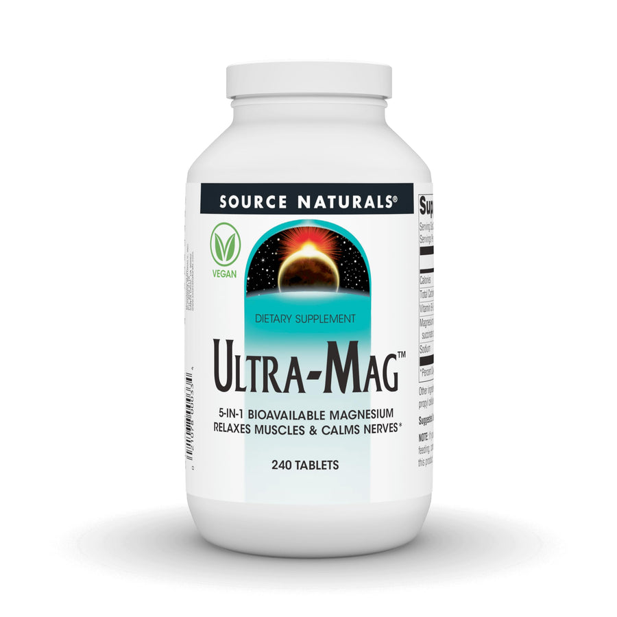 Ultra-Mag High-Efficiency Magnesium Complex - Maintains Muscle & Nerve Function - 240 Tablets