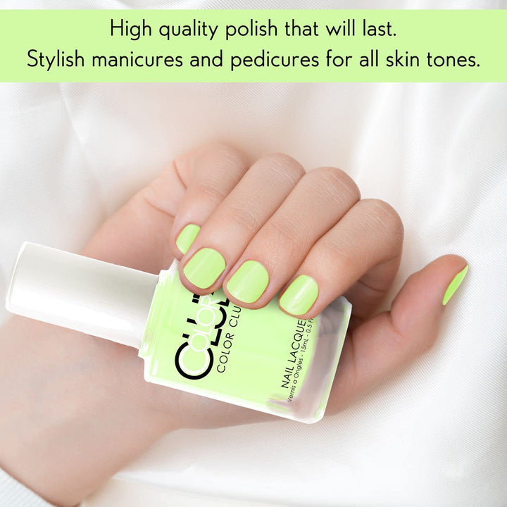Color Club Yellin' Yellow Nail Lacquer .5 Fl Ounce - 15 Ml, 0.5 fluid_ounces