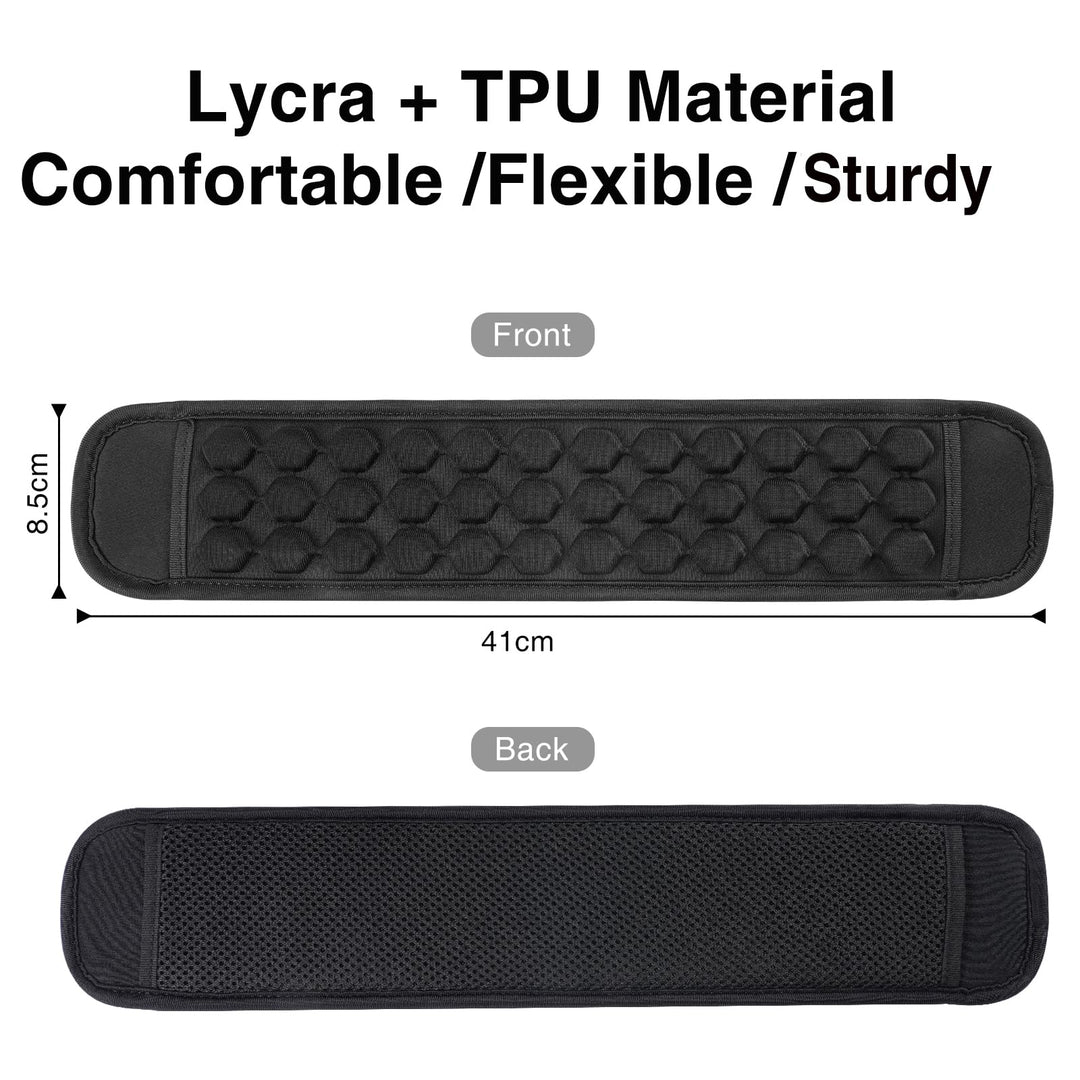 Guitar Strap Padded,Air Cushion Padded Bass Guitar Strap for Bass, Electric &amp; Acoustic Guitars Pad for Bass Straps within 2.7 Width Decompression Shoulder Strap Pad Suitable for Guitar Straps