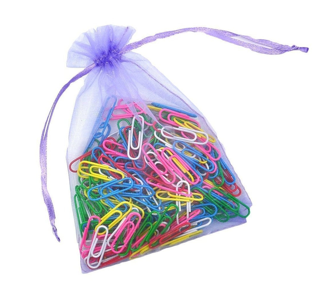 Wudygirl 100pcs 3.9 by 4.7 inches Organza Bags Drawstri