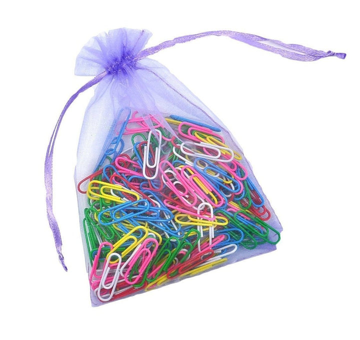 Wudygirl 100pcs 3.9 by 4.7 inches Organza Bags Drawstri