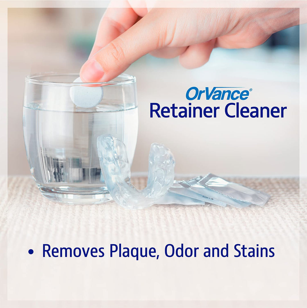 OrVance Retainer Cleaner Tablets (28 Count) | Only 2 Cl