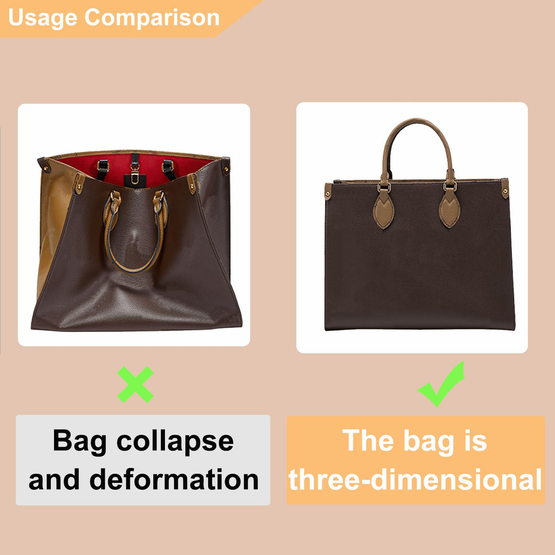 Doxo Purse Organizer Insert,Felt Tote Bag Organizer Ins