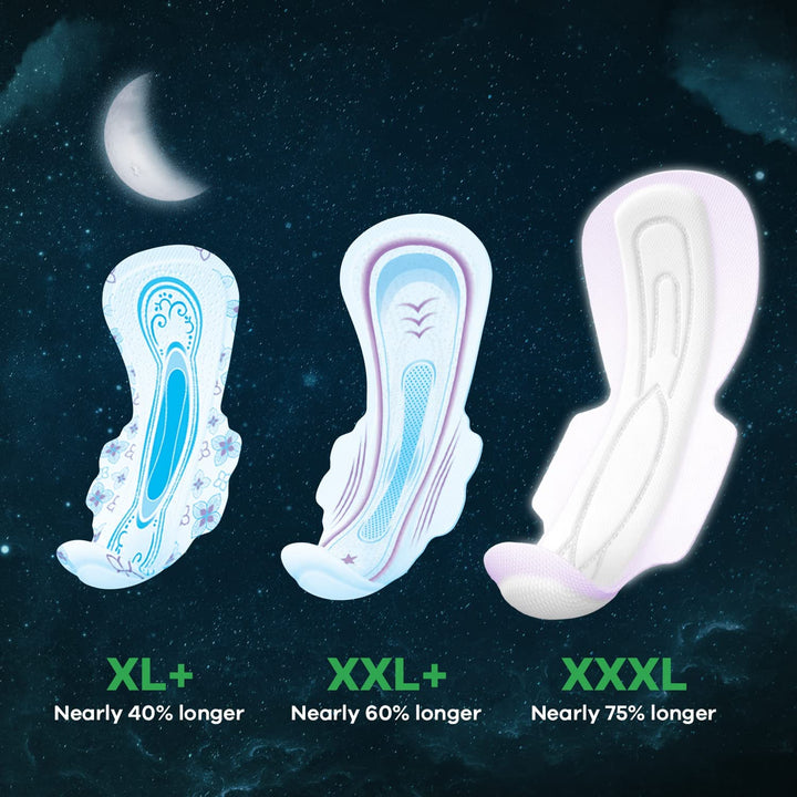 Whisper Ultra Nights Sanitary Pads with Wings - 3 Piece