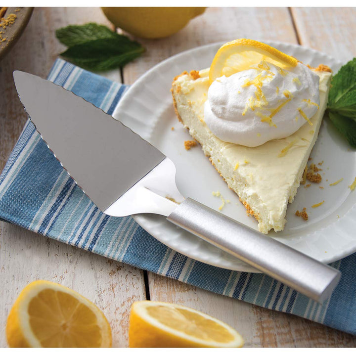 Rada Cutlery R120 Serrated Pie Server with Aluminum Handle