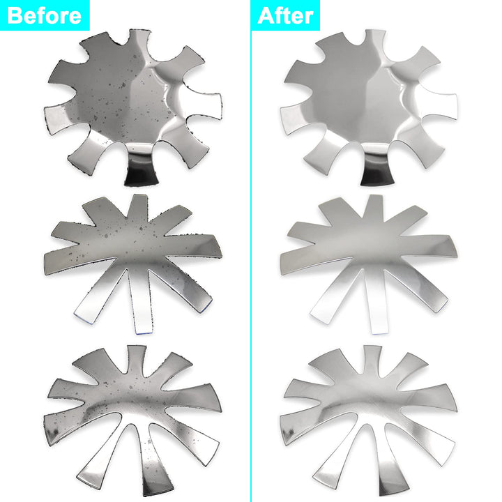 3 Pcs French Nail Cutter for Acrylic Nails,Stainless Steel Smile Line Cutter Manicure Edge Trimmer with Handles French Tip Cutting Knife 5 Spare Blades for Nail
