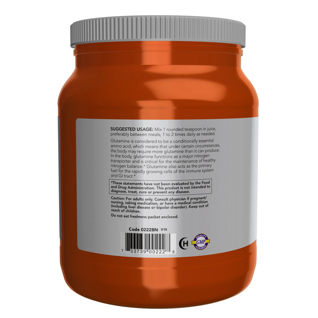 Sports Nutrition, L-Glutamine Pure Powder, Nitrogen Transporter*, Amino Acid, 35.3-Ounce
