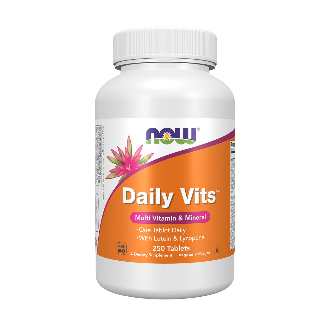 Supplements, Daily Vits™, One Tablet Daily with Lutein &amp; Lycopene, 250 Tablets