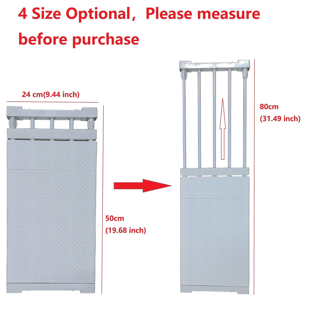 Adjustable Closet Organizer Storage Shelf Wall Mounted 