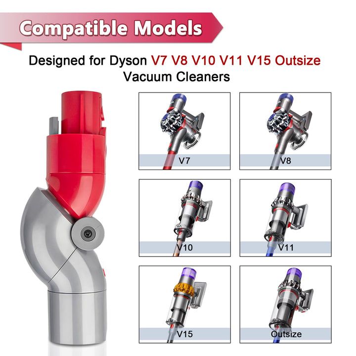 Top Bottom Adapter Compatible with Dyson V7 V8 V10 V11 Quick Release Adaptor Tool Bottom Adapter 967762-01 Top Adapter Home Cleaning Tool