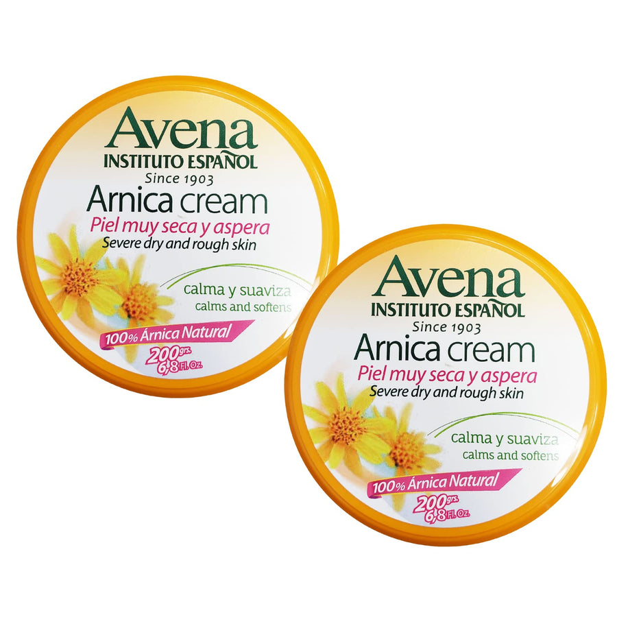 Arnica Cream Softening Cream Helps Calm Severe Dry and Rough Skin with Natural Arnica 2pack Of 6.7 Ounce Cream Jars, 2 Count