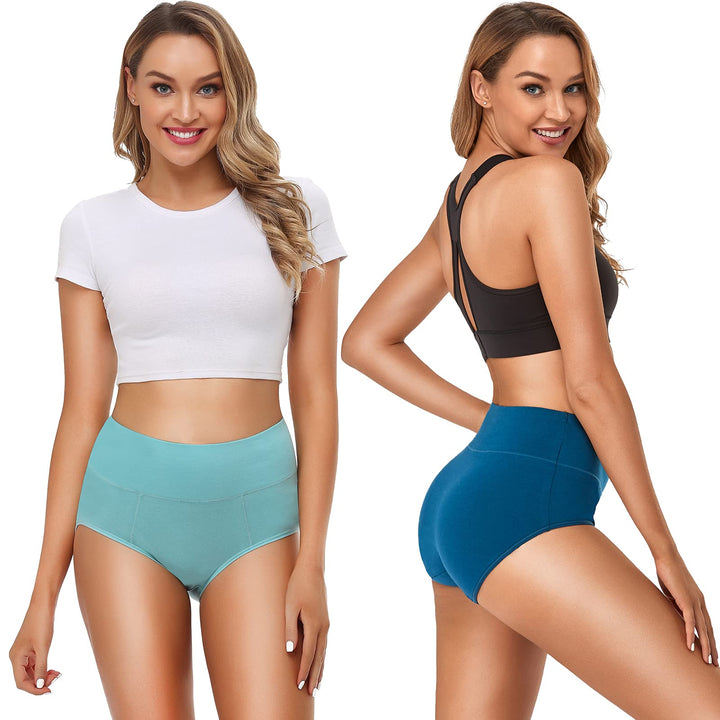 Womens High Waisted Underwear Cotton Tummy Control Underwear Postpartum Panties Ladies C-Section Briefs
