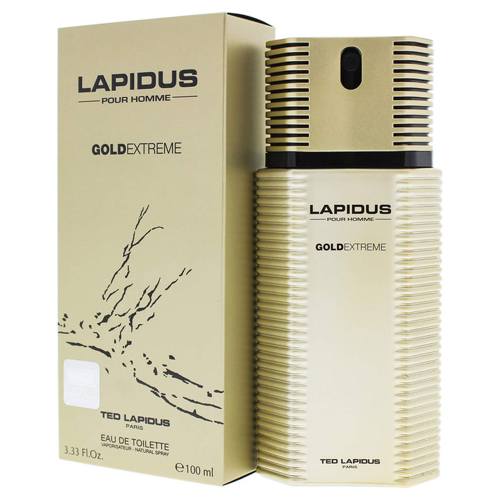 Ted Lapidus Cologne, Gold Extreme, 3.3 Ounce