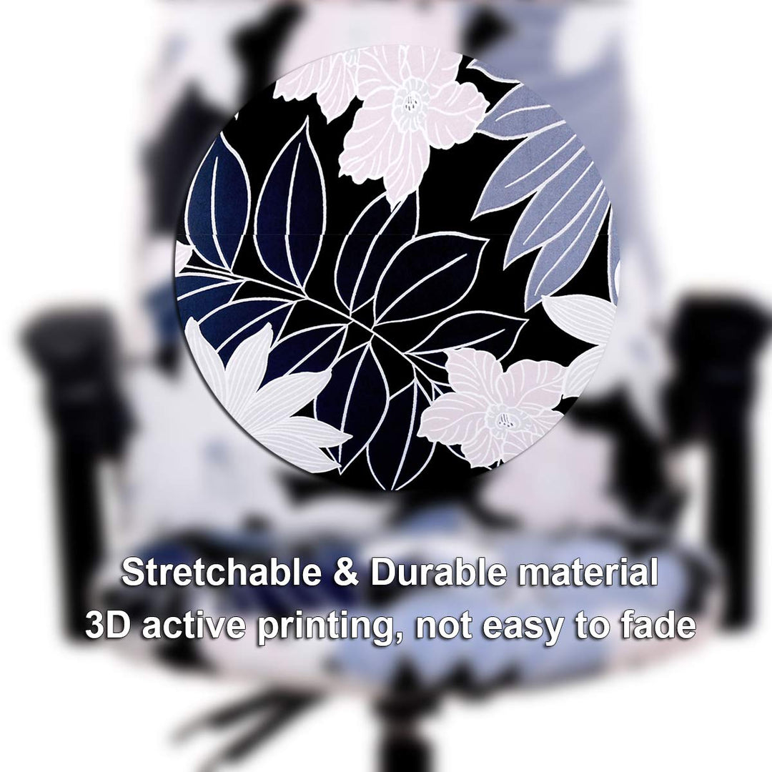 WOMACO Printed Office Chair Covers, Stretch Computer Ch